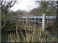 Footbridge, Thames riverside path. in OX14 3NG