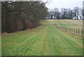 Footpath from Forge House leading up the side of the Rother valley. in Etchingham