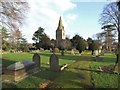 Saint Helen's Church and yard, Burton Joyce in NG14 5AR