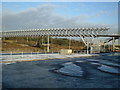 New footbridge at Harthill Services. in ML7 5QQ