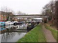 Covered pipe bridge by St John's Close, Uxbridge in SL0 0EE