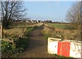 Footpath to Trumpington in CB2 9BX