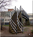Grand Union canal footbridge, Leamington Spa in CV31 2NU