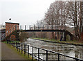 Canal footbridge in Leamington Spa in CV31 2NU