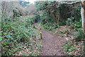 Footpath joins the coastal path, West of Budleigh Salterton in EX9 6DG