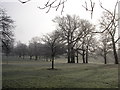 Christchurch park in winter in IP4 2EZ