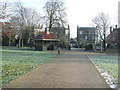 Christchurch Park entrance in IP4 2EZ