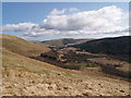 Ettrick Valley from Ramseycleuch Hill in TD7 5HX
