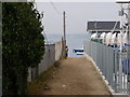 Sandbanks: approaching the shore on footpath 82 in BH13 7RG