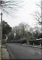 Looking back down Redhill Road towards The Green in PO9 6DH