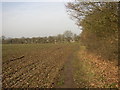 Field path, Ash, Surrey in GU12 6NL