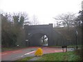 Bridge on B4120 under the Birmingham to Bristol railway line. in B45 8QA