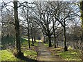 Footpath in Rhymney Park in NP22 5PN