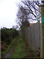 Footpath to Snape Warren in IP17 1SA