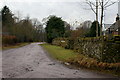 The road to Burnside Home Farm in DD8 2RX
