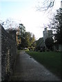 Church path, Droxford in Droxford