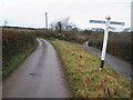 Road junction, west of Bradninch in EX5 4LR