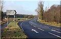 Road sign at turning for Llanvair Discoed in NP26 5AT