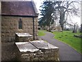 West side of Porch St Elidyr's Church Amroth in SA67 8NB