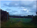 Gate to pasture and woods of Little Hilton Farm in SA62 6BG