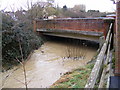 River Fynn and the Grundisburgh Road bridge in Tuddenham St Martin