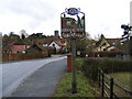 Tuddenham St..Martin Village Sign in Tuddenham St Martin