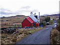 Telephone box and cottage, Borreraig in IV55 8ZY