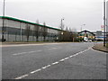 Trafford Park - Third Avenue, looking south in M17 1PJ