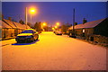 Snowy dawn, Douglastown in DD8 1RN