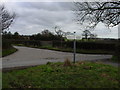 Rural crossroads in DE6 1PJ