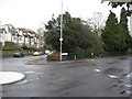 Sheffield - Rustlings Road junction with Oakbrook Road in S11 7BU