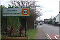 Bilingual place name, Mathern in NP16 6JH