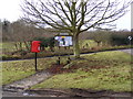 Playford Village Sign, Notice Board & The Street Postbox in IP6 9EB