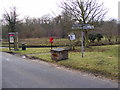 The Street Postbox Telephone Box & Roadsign in IP6 9EB