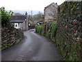 The way down to East Bank in Winster