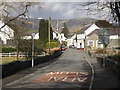 The main street, Cilycwm in SA20 0ST
