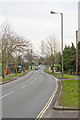 Looking along Leigh Road, Eastleigh in SO53 3RS