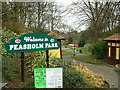 Southern entrance to Peasholm Park in YO12 6AA