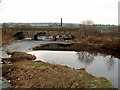 Railway Bridge over the River Calder near Healey in WF5 8LW