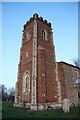 St.Lawrence's church tower in Diddington