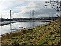 River Usk and Newport Transporter Bridge in NP19 4XB