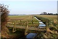 Footbridge over Honington Beck in Carlton Scroop