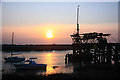 Old jetty in Alresford Creek in CO7 8BB
