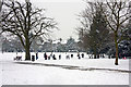 Snowball Fights in Victoria Park in N3 2SR