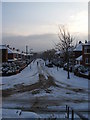 Beechwood Grove after the snow in WF2 8LF