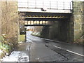 Two adjacent railway bridges across the B6415 at Monktonhall in EH21 6RZ