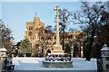 Tring Church in the snow in HP23 6AS