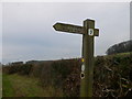 Signpost on the Pennant Walk in CH8 9AG