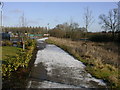Footpath in Grange Park in NN4 5AF