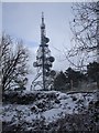 Communications tower, Wenallt, Cardiff in CF14 6TQ